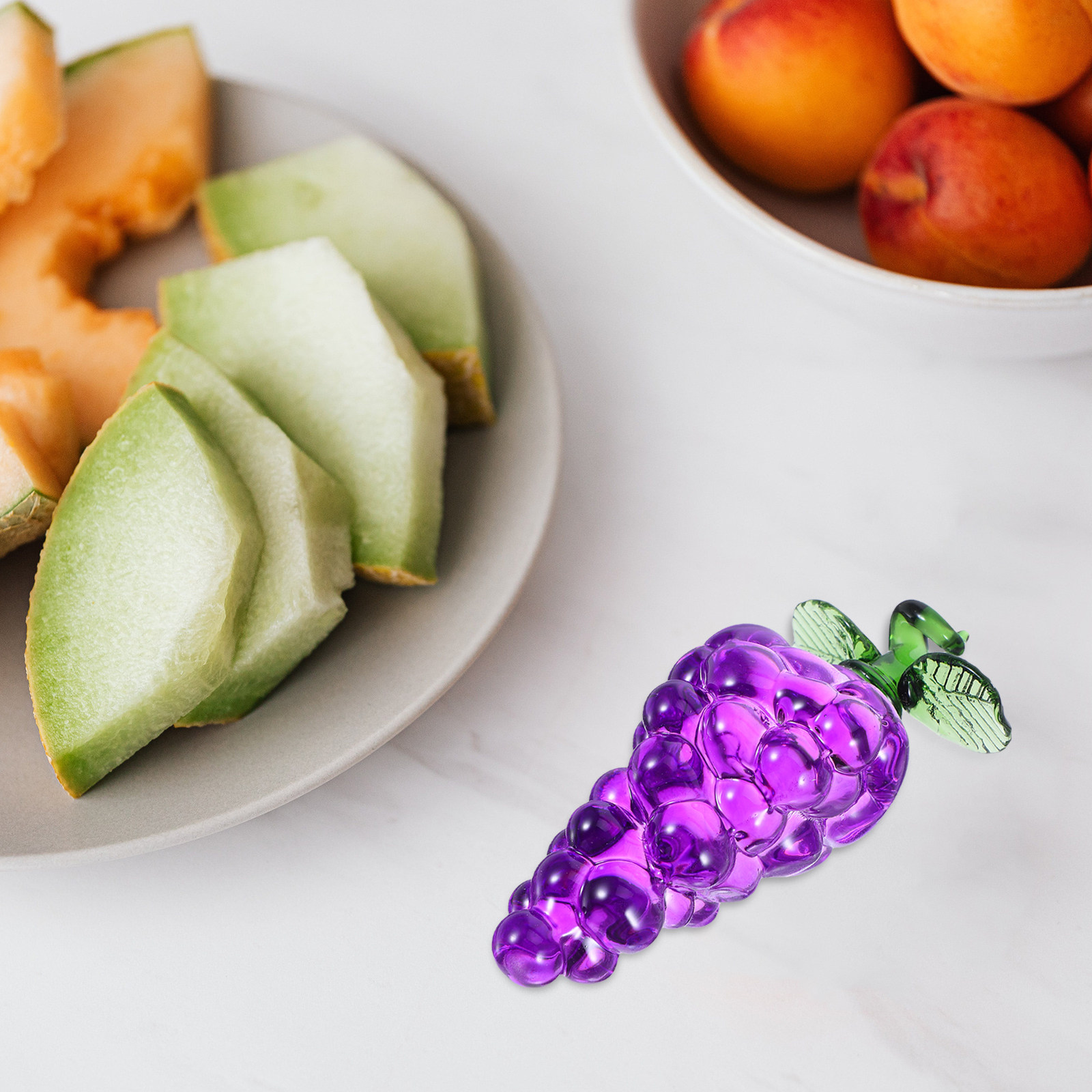 Crystal Grape Artificial Fruit - Paper Weight Crystal recension och pris