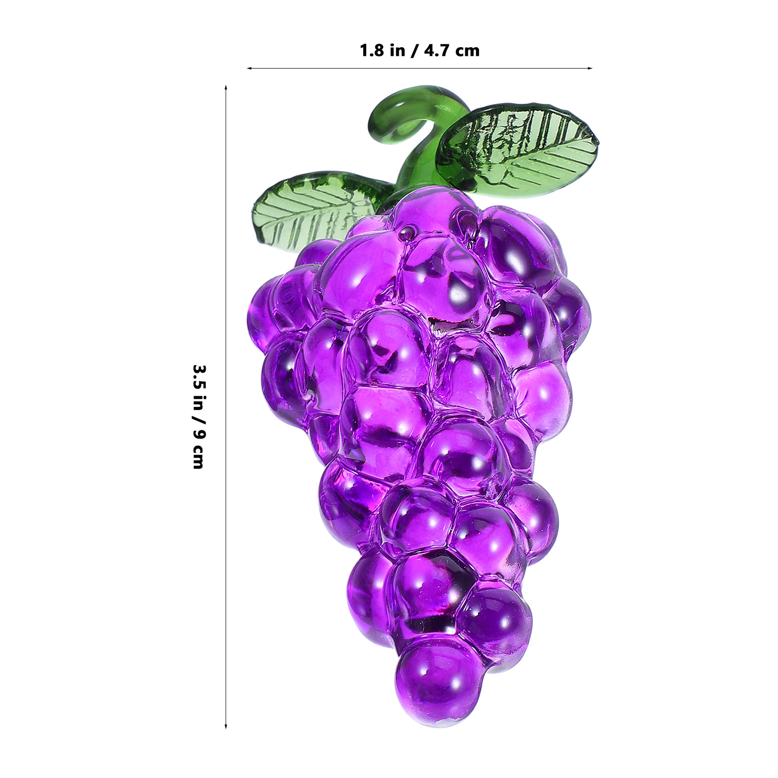 Crystal Grape Artificial Fruit - Paper Weight Crystal recension och pris