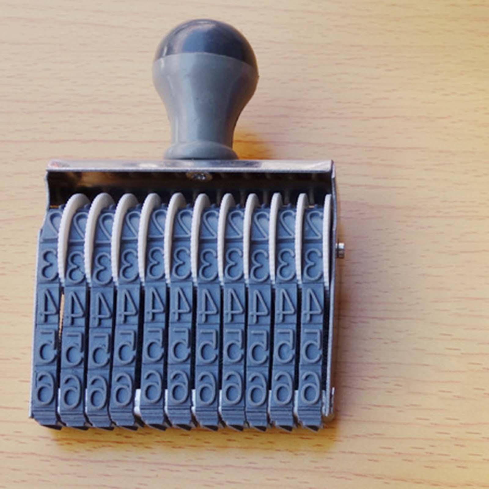 Rubber Number Stamp Roller Dat - Rubber Date Stamp recension och pris