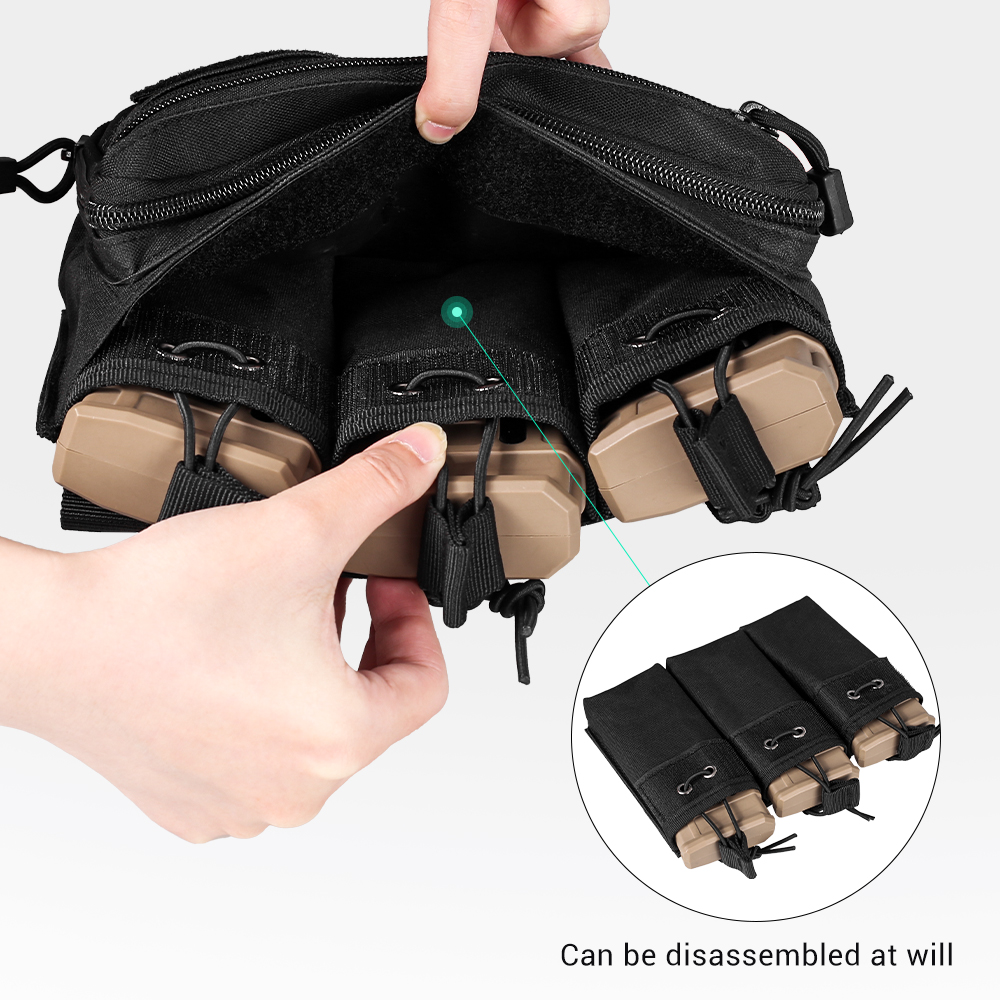 Molle Magazine Pouch Triple Ma - Magazine Holder Rack recension och pris