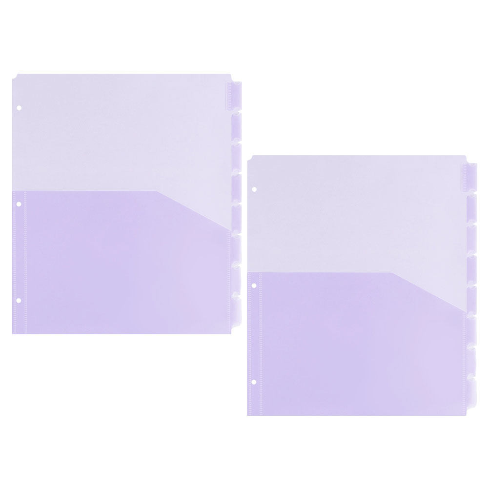2Sets PP Plastic A4 Binder Div - Tab Divider A4 recension och pris