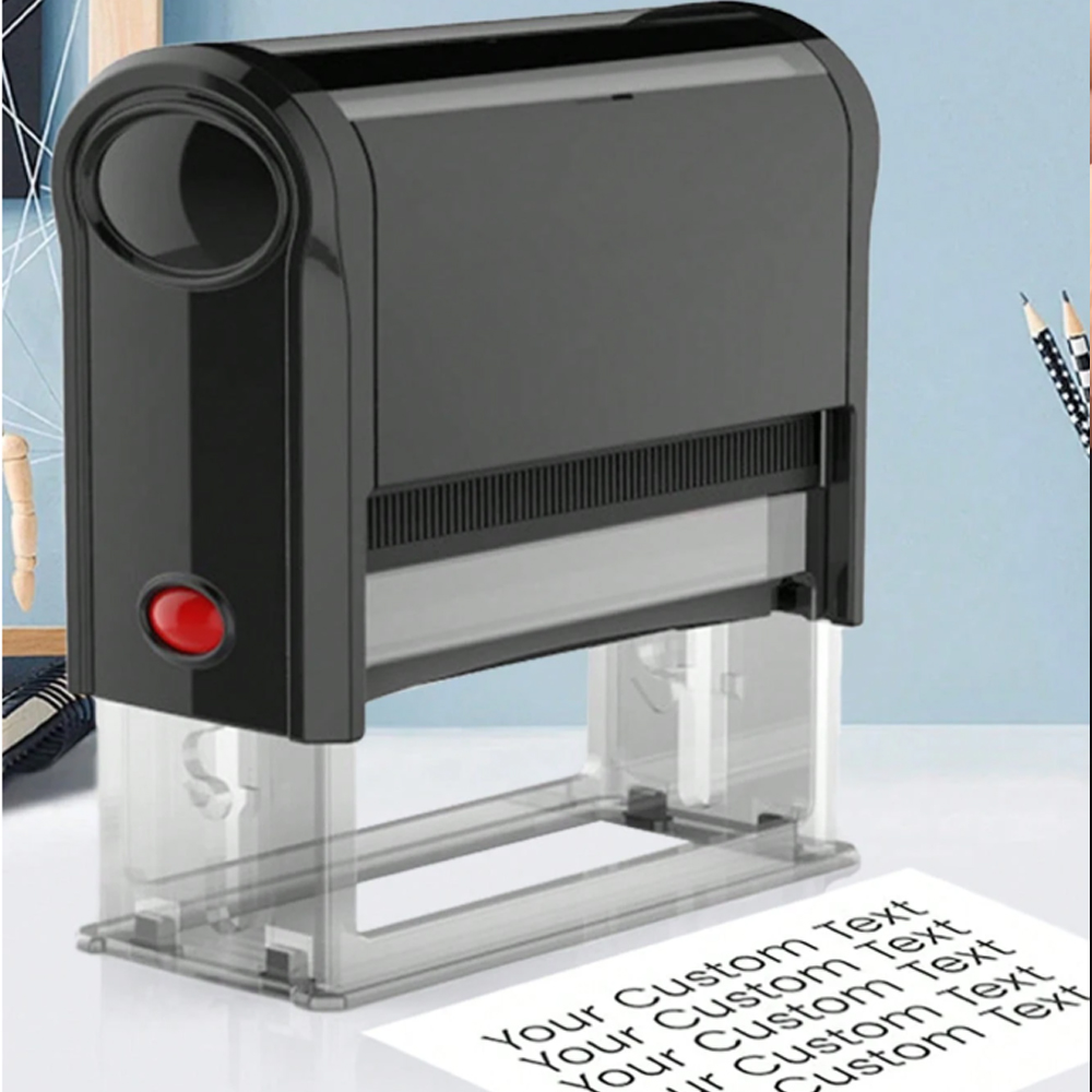 Personalized LOGO Self-inking  - Rubber Date Stamp recension och pris
